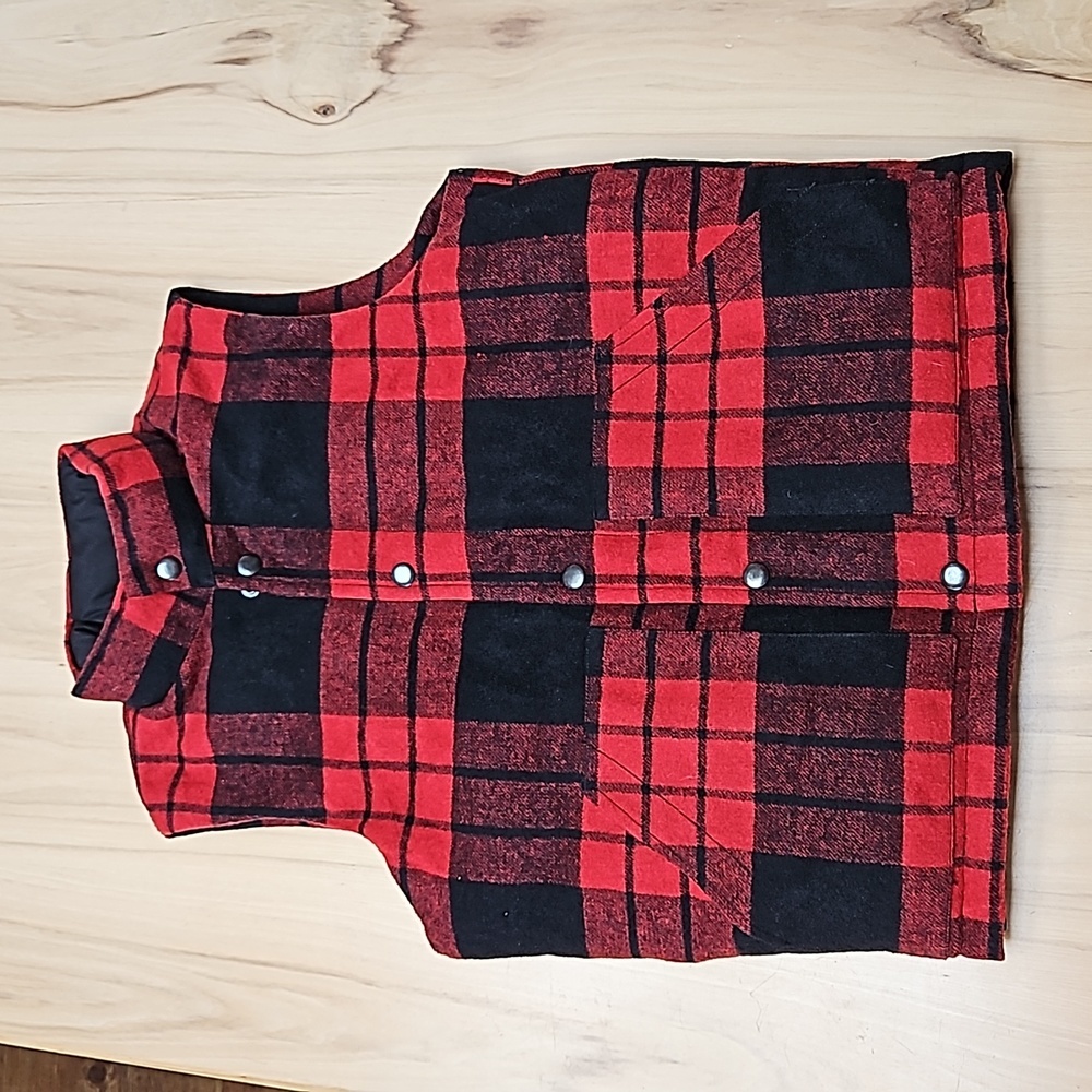 Old Navy Wool Puffer Vest with Pockets